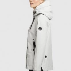 Bester Verkauf 👏 Khujo KAYA - Outdoorjacke - Hellgrau, Damen 👍 -khujo Verkaufsladen 2b9d16b2536b4179a76e972a1a1062e5