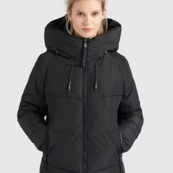 Bester Verkauf 💯 Khujo ESILA - Winterjacke - Schwarz, Damen 👏