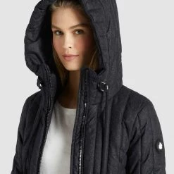 Budget 😍 Khujo JERRY PRIME5 SALTNPEPPER - Wintermantel - Schwarz-weiß Aop, Damen ⌛ -khujo Verkaufsladen 2cbd11df91794d06bc4156bc2002bdde