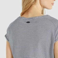 Schlussverkauf 🥰 Khujo BABSI - T-Shirt Print - Weiß Blau Gestreift, Damen 🔥 -khujo Verkaufsladen 2cc2da1e3e144d8f907ce0b5da6a579f