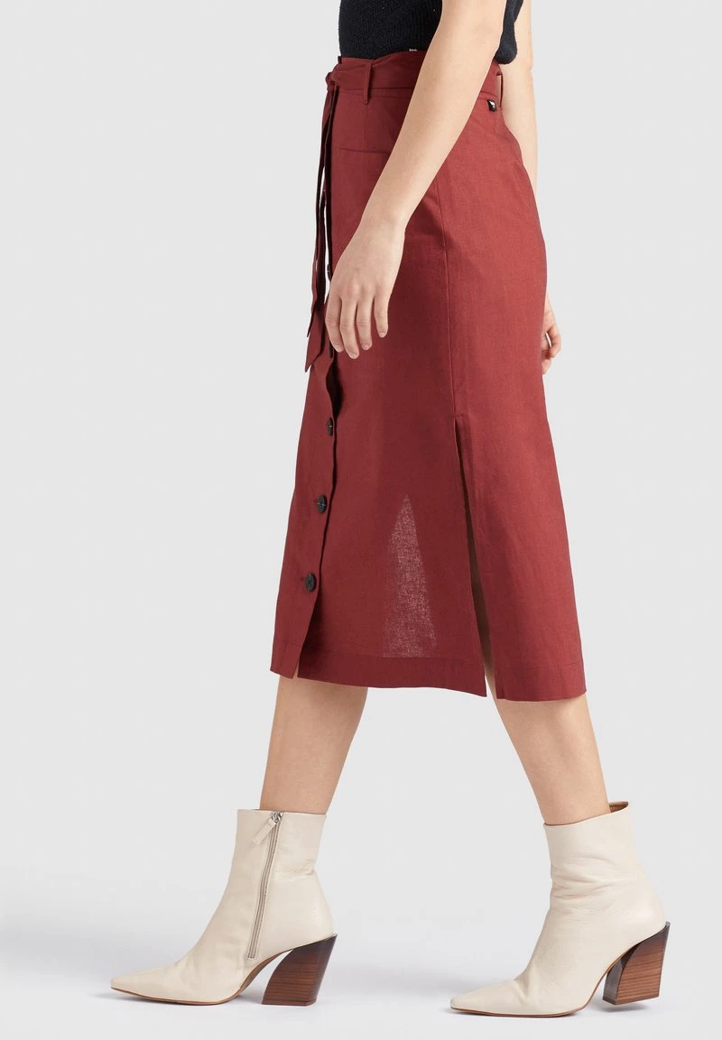 Angebote 🛒 Khujo VARSHA - A-Linien-Rock - Rotbraun, Damen 👍 5 Angebote 🛒 Khujo VARSHA - A-Linien-Rock - Rotbraun, Damen 👍 – Bild 5