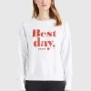 Blitzangebot ✔️ Khujo SILICIA BEST DAY - Sweatshirt - Weiß, Damen 👍