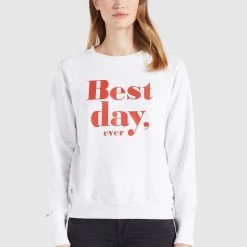 Blitzangebot ✔️ Khujo SILICIA BEST DAY - Sweatshirt - Weiß, Damen 👍