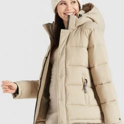 Angebote 👏 Khujo GERDA MATT - Winterjacke - Beige, Damen 💯