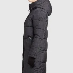 Bester Verkauf 🔥 Khujo DAKOTA - Wintermantel - Schwarz Schlangenmuster, Damen 😉 -khujo Verkaufsladen 2e504cd3a8684559938d07e361289a64