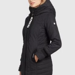 Auslauf 😀 Khujo JERRY PRIME - Wintermantel - Schwarz, Damen 👍 -khujo Verkaufsladen 2f83c46b9ef04beeb3a2865da6b21d75