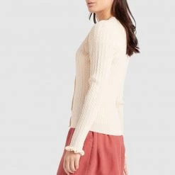 Blitzangebot 🌟 Khujo SUSTU - Strickjacke - Beige, Damen 😀 -khujo Verkaufsladen 2f9da5016ce34b81984bfab7a2e33e31