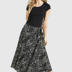 Blitzangebot 👍 Khujo HEPKE - A-Linien-Rock - Schwarz-weiß Gemustert, Damen ✔️ -khujo Verkaufsladen 2fbe5de673c342b0afce95b64e0400fc