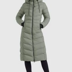 Bestpreis 🌟 Khujo INGRAM MATT - Wintermantel - Graugrün, Damen ✔️