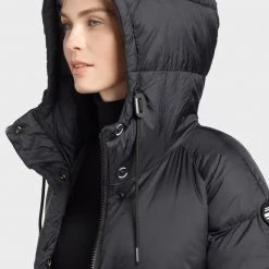 Auslauf ⌛ Khujo NIDALEE - Wintermantel - Schwarz, Damen 👍 -khujo Verkaufsladen 3211cbbbdfd54e25b56feccdc7f477fc