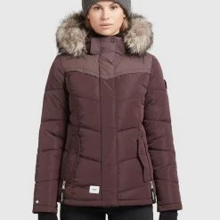 Angebote 🔔 Khujo WINSEN - Winterjacke - Weinrot, Damen 💯 -khujo Verkaufsladen 33ca0ff84ad5498baeb016baf34a13a1