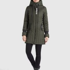 Brandneu ⌛ Khujo JERRY PRIME5 STRUCTURED - Wintermantel - Dunkeloliv, Damen 💯 -khujo Verkaufsladen 33fd9979ed774c4aa2f284cea0fc38ec
