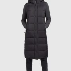 Bestes Angebot 💯 Khujo MAGNETA MATT - Weste - Schwarz, Damen 🤩