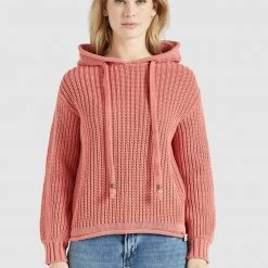 Coupon 👏 Khujo HEDVIG - Strickpullover - Rosa, Damen 🔔