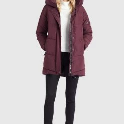 Schlussverkauf 🌟 Khujo JORDIS2 - Wintermantel - Weinrot, Damen 🌟 -khujo Verkaufsladen 375d15d9be3a49afbe0f06f989754298