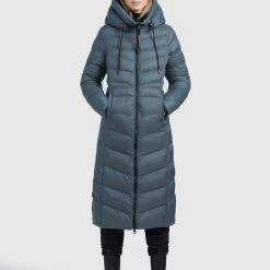 Budget 😀 Khujo INGRAM SHINE - Wintermantel - Blaugrau, Damen 🔥