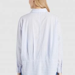 Aktion ✨ Khujo HINDE - Hemdbluse - Blue/white, Damen 🤩 -khujo Verkaufsladen 3c3486c955324b3ea3c0bd83dd852c1b