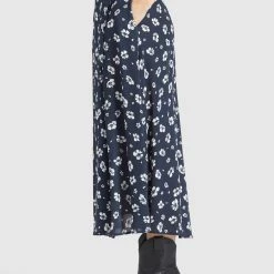 Auslauf 😍 Khujo HEPKE - A-Linien-Rock - Blau-weiß Geblümt, Damen ✔️ -khujo Verkaufsladen 3c5131b6017f406faf37b07f43246416