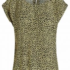 Billig ✨ Khujo LOMBA - Bluse - Schwarz-gelb Geblümt, Damen 🎁 -khujo Verkaufsladen 3cc647adbac3474cb037e992325618ba