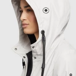 Rabatt 💯 Khujo GLENNA - Regenjacke / Wasserabweisende Jacke - Hellgrau, Damen 😍 -khujo Verkaufsladen 3cc8646fe1984374aba4a30dd57133c3