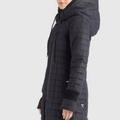 Schlussverkauf 👏 Khujo MANTEL TOPSY2 - Wintermantel - Schwarz Weiß Meliert, Damen 💯 -khujo Verkaufsladen 3cf1c0f4bdd84cf3a764f4fbee6d859e