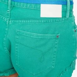 Top 10 👏 Khujo ADELHEID - 👖 Jeans Shorts - Green, Damen ❤️ -khujo Verkaufsladen 3d6fd77337a5402f8b0967ff43860ee3