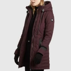 Blitzangebot 🌟 Khujo JERRY PRIME - Wintermantel - Weinrot, Damen 👏 -khujo Verkaufsladen 3de483fa9a524cf1b31cffb7e088f08d