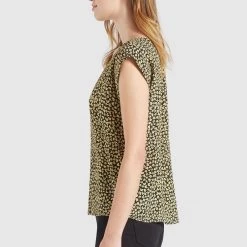 Billig ✨ Khujo LOMBA - Bluse - Schwarz-gelb Geblümt, Damen 🎁 -khujo Verkaufsladen 3e388d306b304befa51457eb3e8134c6