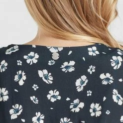 Budget ✨ Khujo BORGIA - Jumpsuit - Blau-weiß Geblümt, Damen 🔥 -khujo Verkaufsladen 41ece9c1eb43489bb11b3b55e5ba69d5