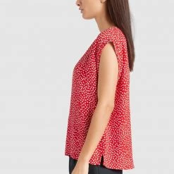 Top 10 😉 Khujo VIDA - Bluse - Rot, Damen 🔔 -khujo Verkaufsladen 42d6a191a57b4ec588380a521ab960a6