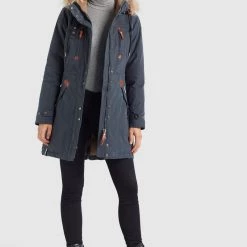 Coupon 🔔 Khujo ROANA - Wintermantel - Dunkelblau, Damen 😉 -khujo Verkaufsladen 42f703f84c1e4a6d9e803ed88bb0a7a6