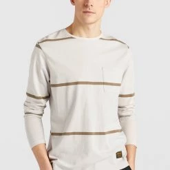 Auslauf 🎁 Khujo LUCIAN - Langarmshirt - Beige, Herren 🧨
