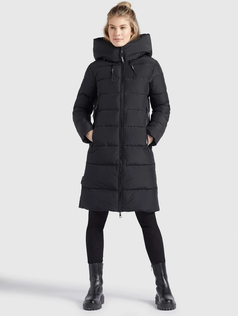 Neu 🌟 Khujo JILIAS - Wintermantel - Schwarz, Damen 😍 1 Neu 🌟 Khujo JILIAS - Wintermantel - Schwarz, Damen 😍