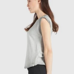 Coupon 😍 Khujo VIRGO - Top - Grau, Damen 💯 -khujo Verkaufsladen 442a1593f4ac4680b84059e6976c7e06