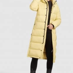 Top 10 ❤️ Khujo CORINNA MATT - Wintermantel - Hellgelb, Damen 🌟 -khujo Verkaufsladen 454b2a010283478282f6fe9050b02f5b