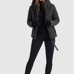 Neu 😍 Khujo SYBILLE LIGHT - Winterjacke - Dunkelgrau, Damen ⭐ -khujo Verkaufsladen 457b6a7ccff244cd8bcc7530b7b3dc52