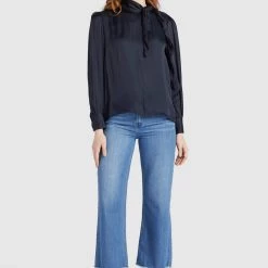 Rabatt 💯 Khujo ASNAT - Bluse - Dark Blue, Damen 👏