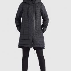 Schlussverkauf 👏 Khujo MANTEL TOPSY2 - Wintermantel - Schwarz Weiß Meliert, Damen 💯 -khujo Verkaufsladen 470429b9b9734d4293a699b1c3f4030e