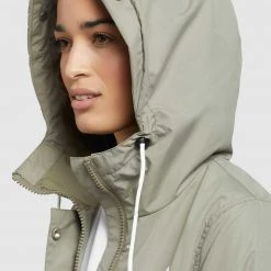 Bestes Angebot ⌛ Khujo LAUREN - Trenchcoat - Graugrün, Damen 🎉 -khujo Verkaufsladen 4711a6de10704e8580ef7b2877729b78