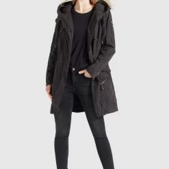 Bester Verkauf ❤️ Khujo ZARIA - Parka - Black, Damen ⌛ -khujo Verkaufsladen 47368ec446254b1dbca06d163df490d0