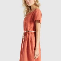 Billig 🌟 Khujo ASBA - Freizeitkleid - Terrakotta, Damen ❤️ -khujo Verkaufsladen 47a7ecbb618b419380c166bfb3154aa6