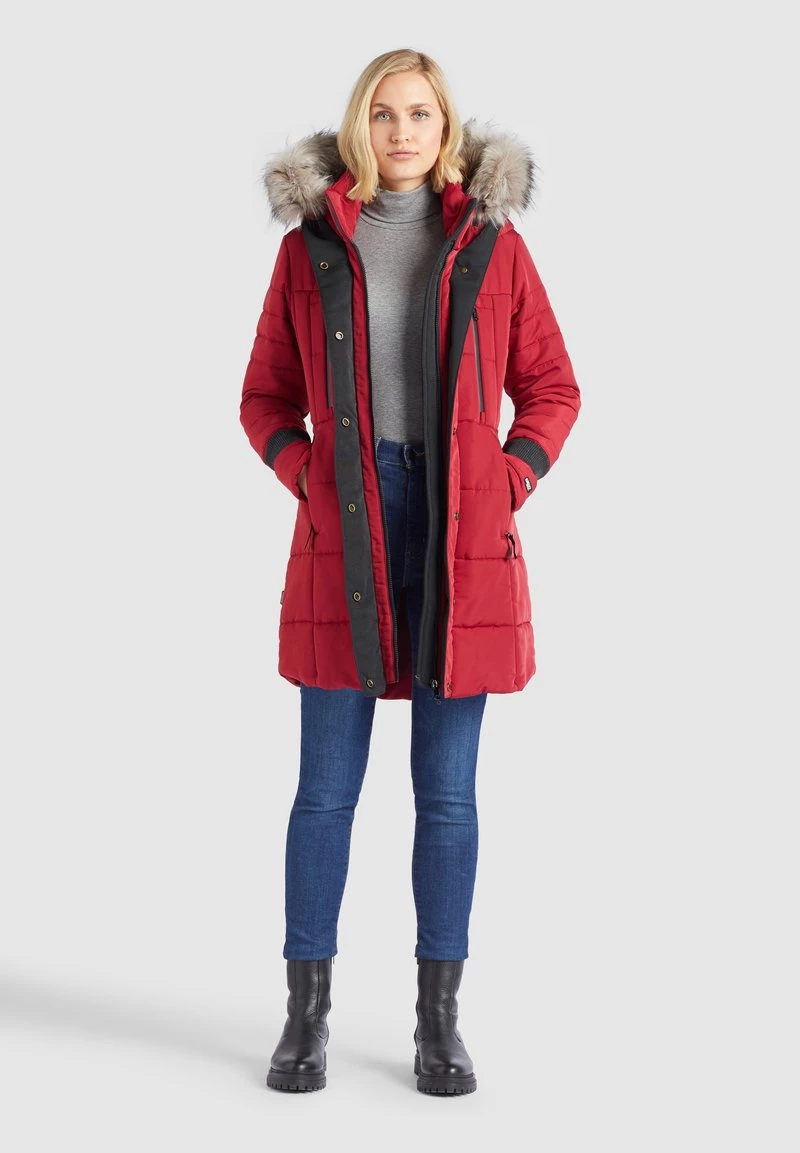 Top 10 👏 Khujo NIAMH - Wintermantel - Rot, Damen ❤️ 2 Top 10 👏 Khujo NIAMH - Wintermantel - Rot, Damen ❤️ – Bild 2