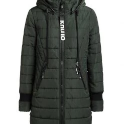 Bestes Angebot 👏 Khujo SHINE2 LIGHT - Wintermantel - Dunkelgrün, Damen 🛒 -khujo Verkaufsladen 47e091692e5d448fa284d1607cce2d41