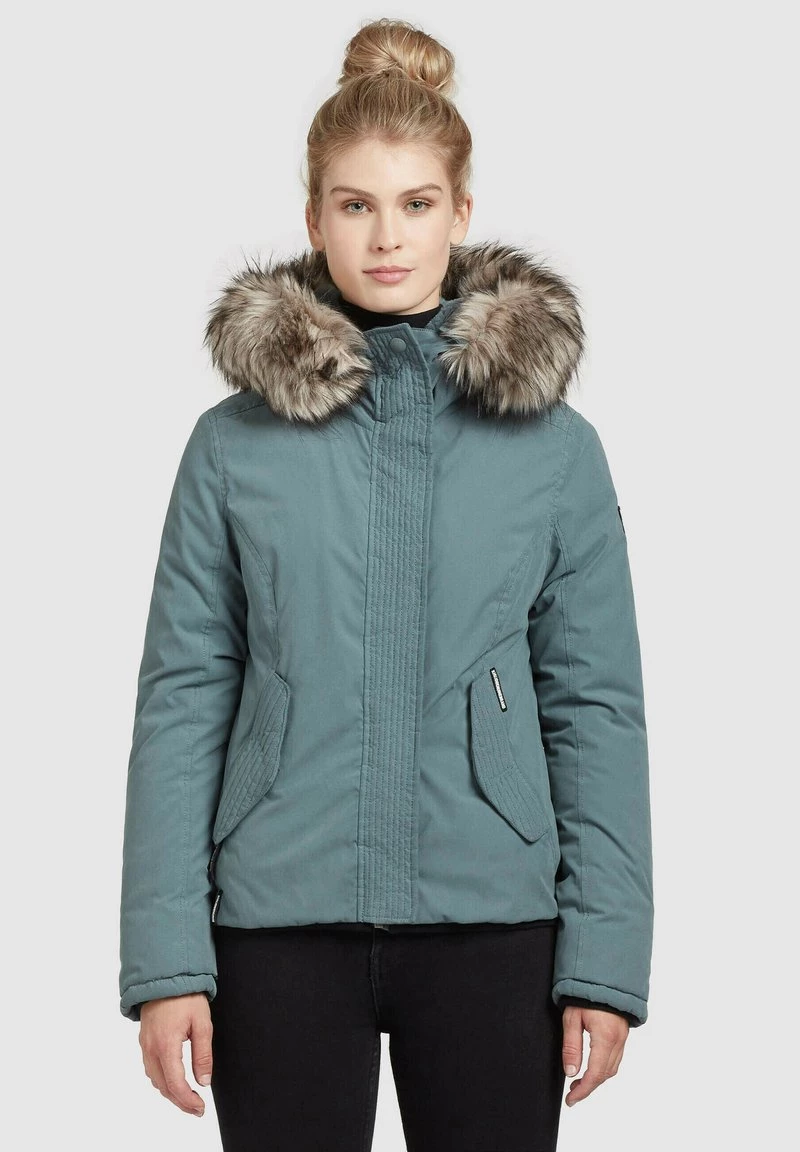 Schlussverkauf 🎁 Khujo TOMMA - Winterjacke - Blaugrau, Damen 💯 1 Schlussverkauf 🎁 Khujo TOMMA - Winterjacke - Blaugrau, Damen 💯