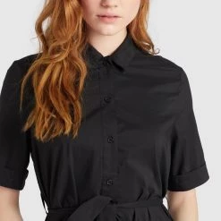 Billig 🎁 Khujo WENDY - Blusenkleid - Schwarz, Damen ✔️ -khujo Verkaufsladen 48edd9aa2c454bcdbabee5eac79c14a1