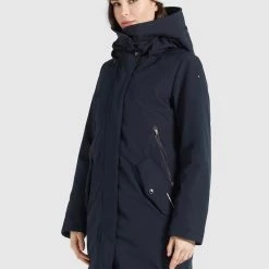 Am billigsten 😉 Khujo CHARLYN2 - Wintermantel - Dunkelblau, Damen ✨ -khujo Verkaufsladen 49370f49523342a4a2424e4c9c549cbd