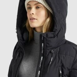 Blitzangebot ✔️ Khujo MADALENA - Wintermantel - Schwarz, Damen 🤩 -khujo Verkaufsladen 49ccf15141a04c62b24da4d8c334098e