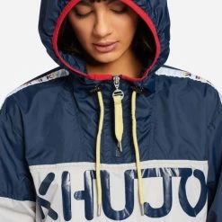 Großhandel ✨ Khujo ELIANA - Windbreaker - Blue/white/red, Damen 😀 -khujo Verkaufsladen 49dc21421a434f71be82a3a979d42235
