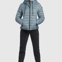 Coupon 🛒 Khujo LOVINA2 SHINE - Leichte Jacke - Blaugrau, Damen 🎁