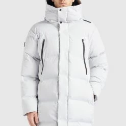 Billig 🎉 Khujo SASHA - Wintermantel - Hellgrau, Herren 💯